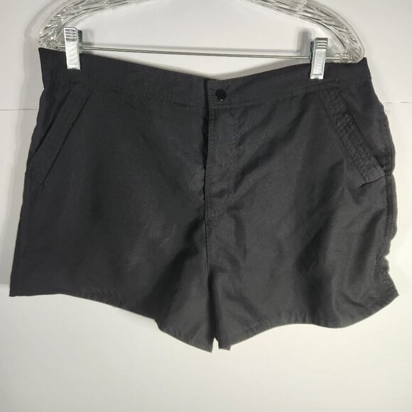 Croft and Barrow Tummy Slimmer Charcoal/Black Shorts Size 14 - Picture 1 of 10